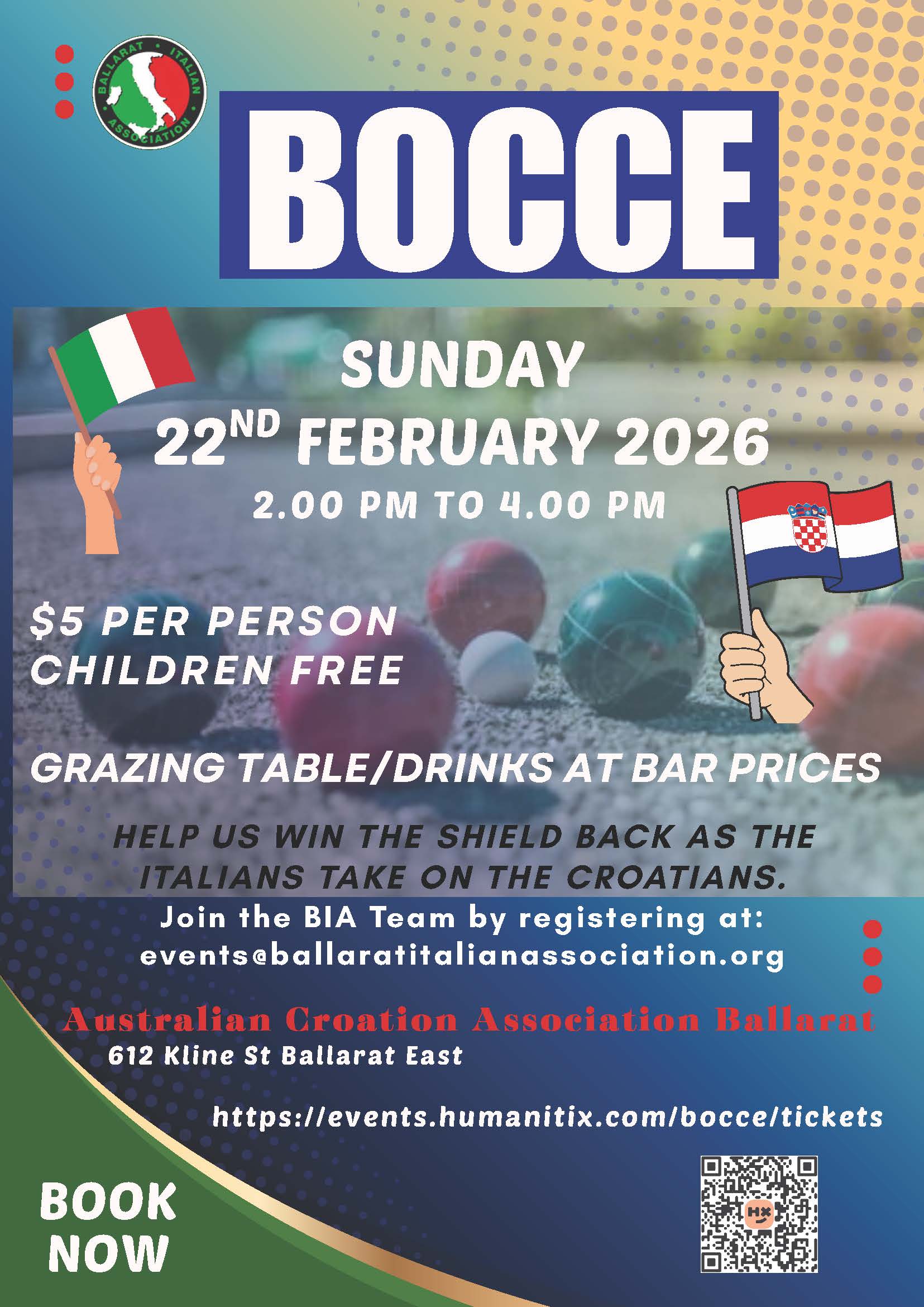 Bocce 2026 Flyer